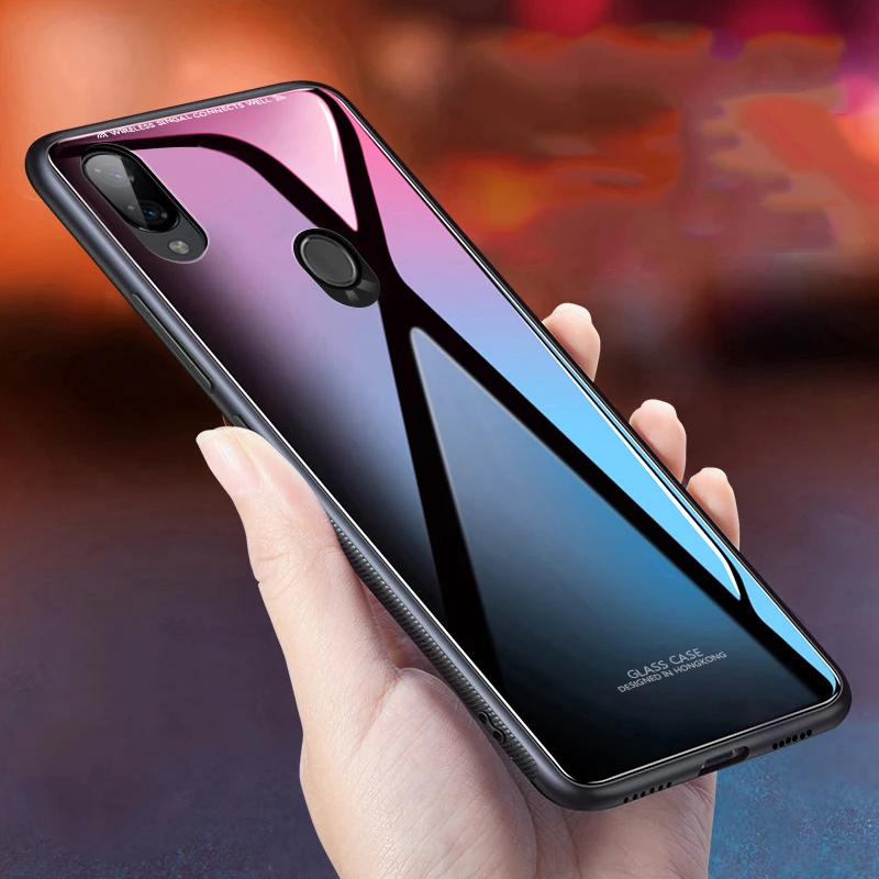 Роскошный мягкий силиконовый чехол для Xiaomi Mi Play + жесткий защитный на заднюю