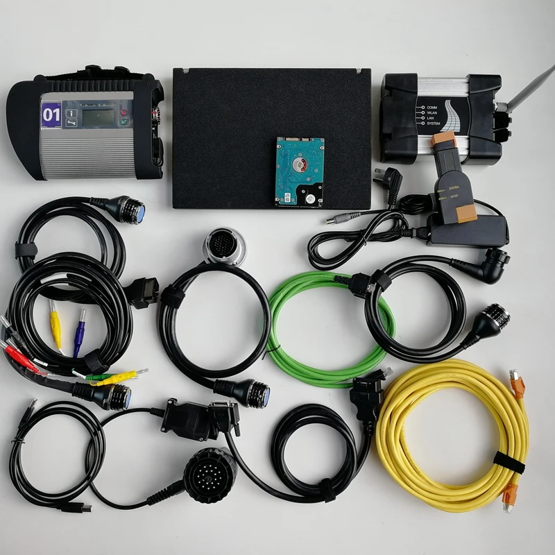 2в1 MB star C4 + для BMW Icom Next Wifi 1 ТБ HDD с программным обеспечением установленным хорошо