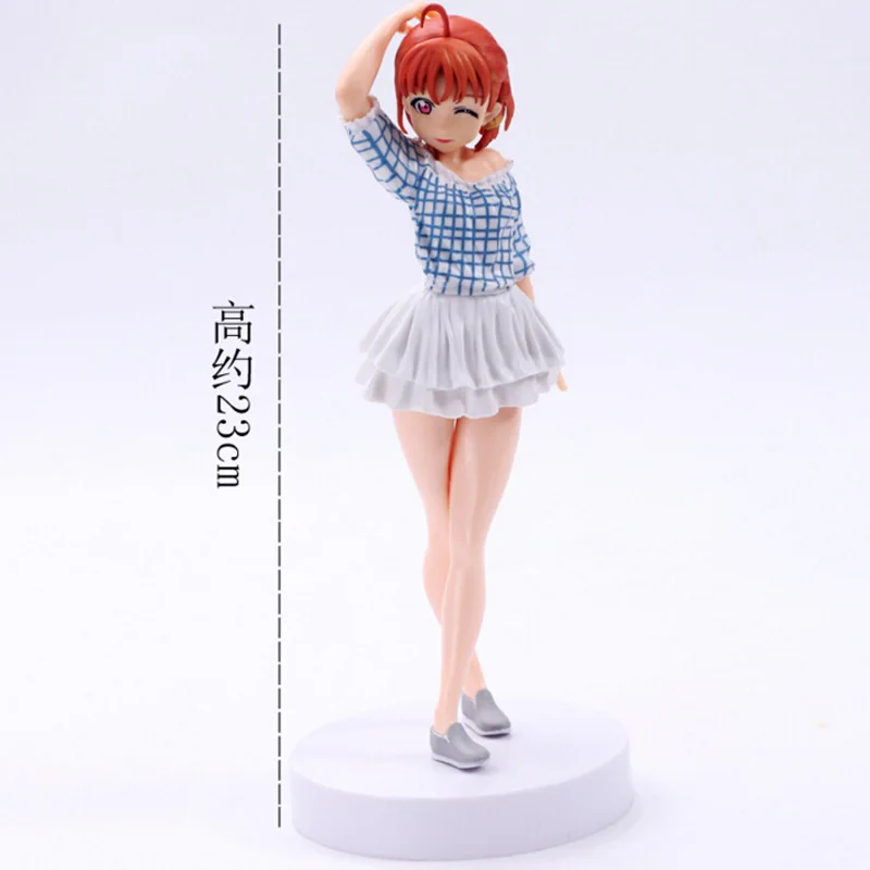 style F no box 24 см аниме Love Live EXQ SUNSHINE Girls School Idol Project Kunikida Hanamaru Ruby Kurosawa ПВХ фигурка Коллекционная модель игрушки - Цвет: style F no box