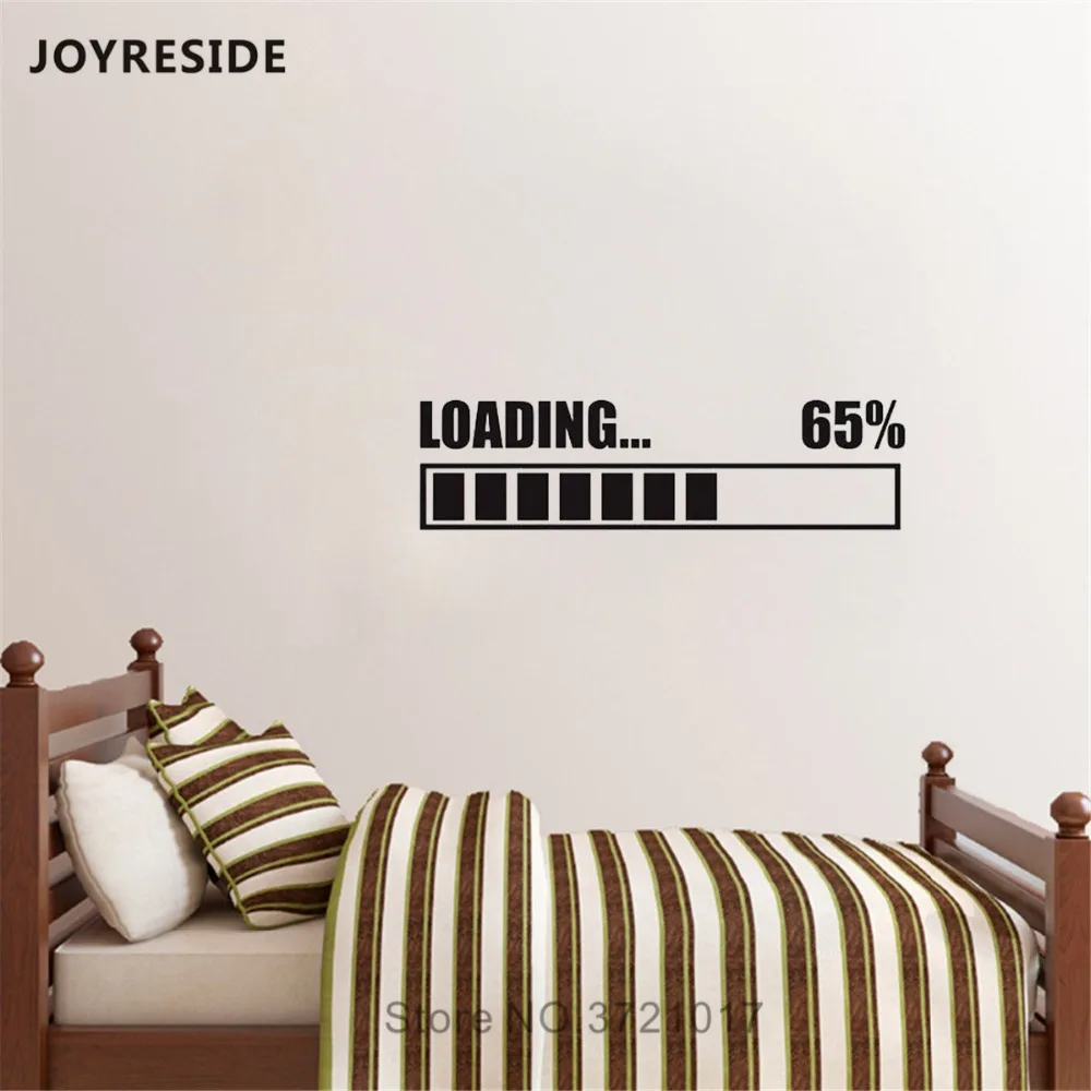 Наклейка на стену для игр joysebe геймерская настенная наклейка художественный