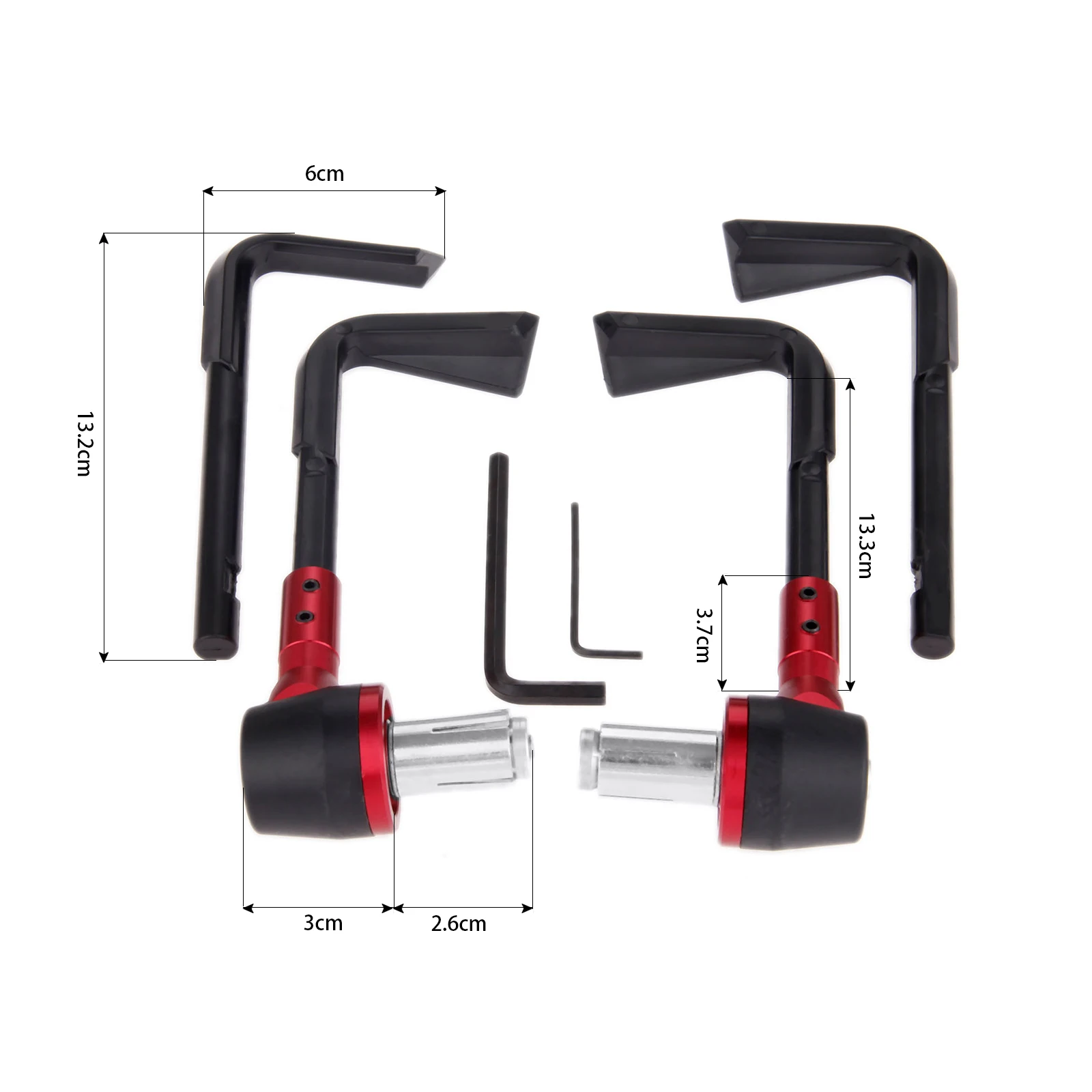 7/8&quot 22mm Handlebar Hand Guard Motorcycle Proguard System Brake Clutch Levers Protector For Yamaha Honda Suzuki Kawasaki KTM |
