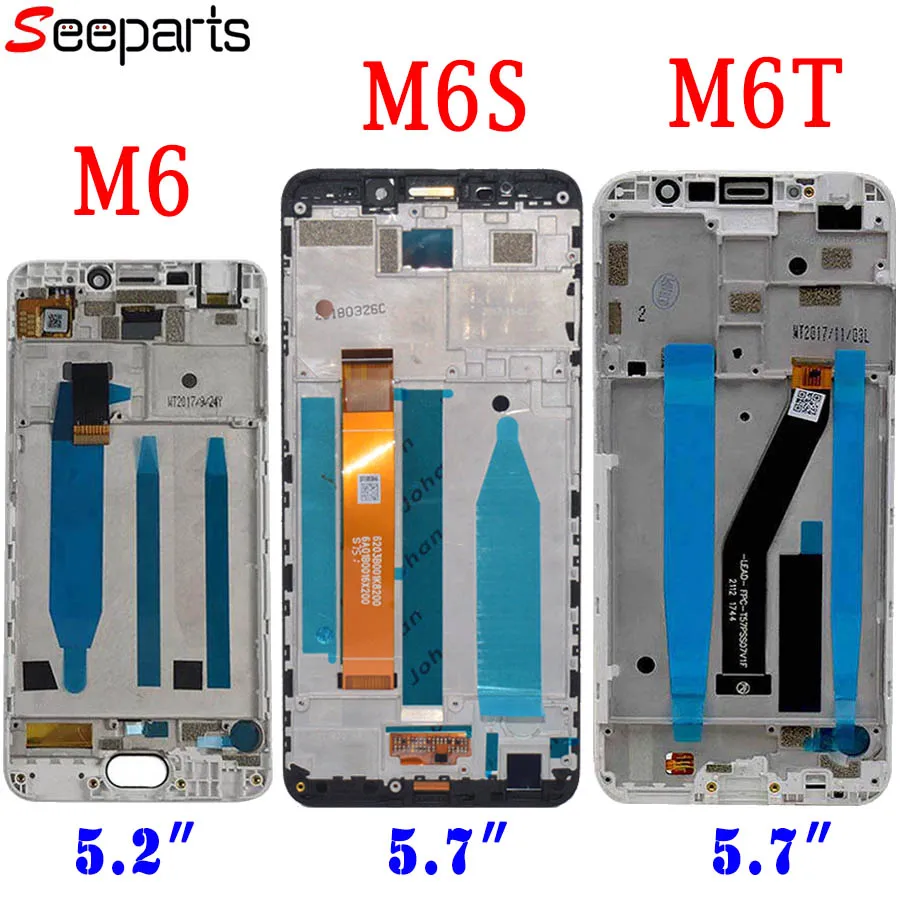 Сенсорный ЖК дисплей Meizu M6 дигитайзер M711H M711M M711Q M6S LCD M712H M712Q для 6T MEIZU M6T M811Q замена