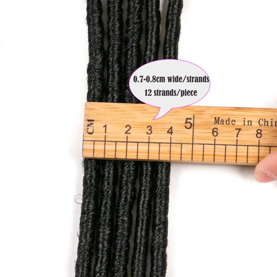 Искусственные локоны в стиле Crochet волосы плетеные 10 ПАК 1" 12 прядей/упаковка, VERVES синтетические волосы для наращивания, черный, блонд, коричневый цвет