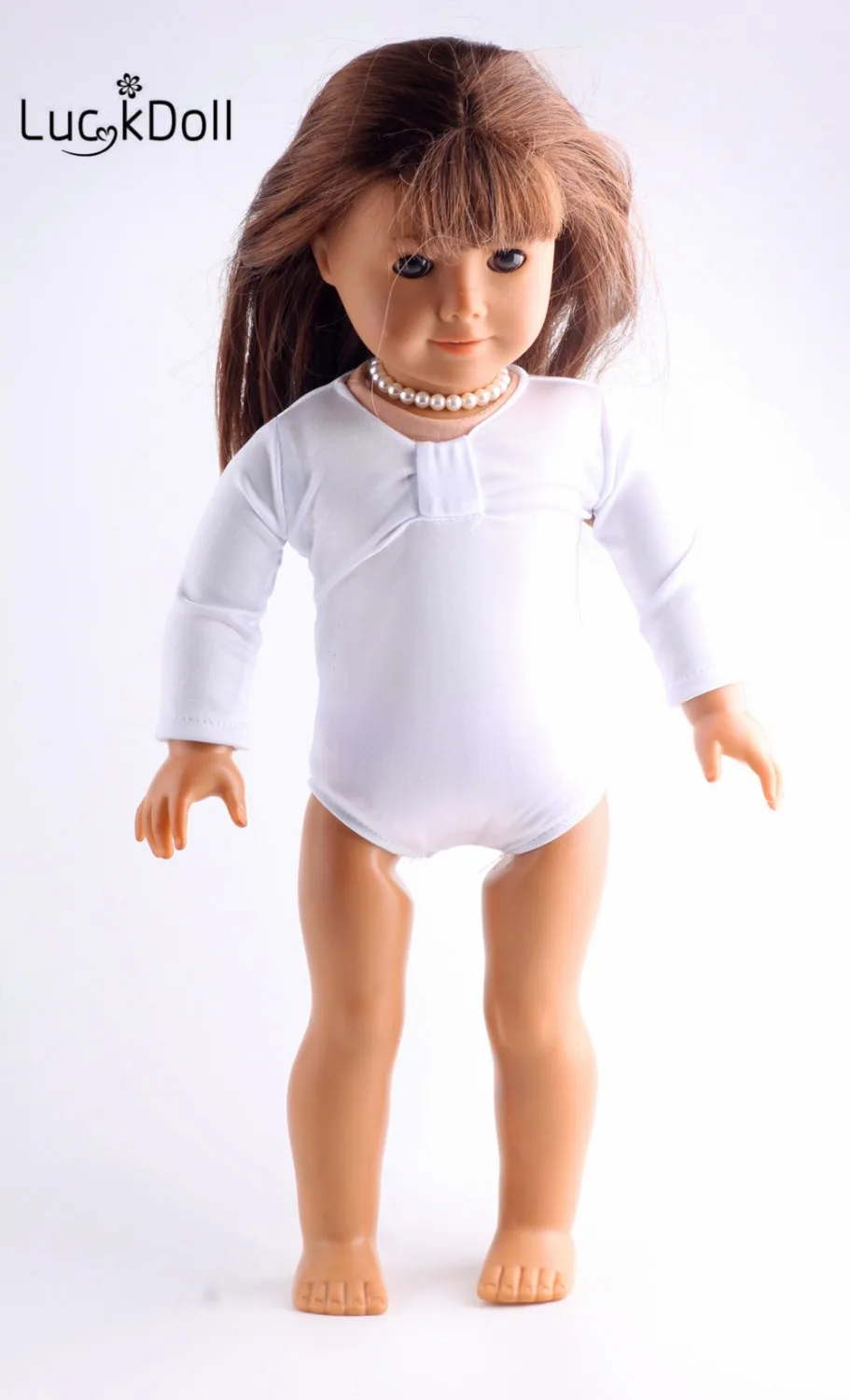 LUCKDOLL милая кукла в купальнике подходит для 18 дюймов Американский 43 см детская