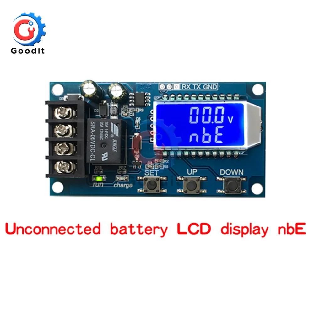 Свинцово кислотный Контроллер заряда солнечной батареи DC 6 60 в 10 А с ЖК дисплеем