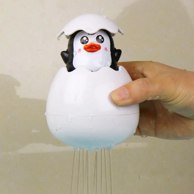 Joylong Baby Shower Boy Игрушки для ванной детей пластиковые Мультяшные Пингвины цыплята