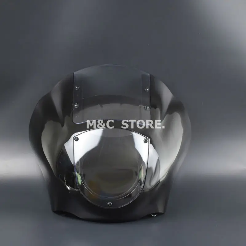 Дымовое прозрачное лобовое стекло ABS четверть обтекателя комплект для Harley Sportster