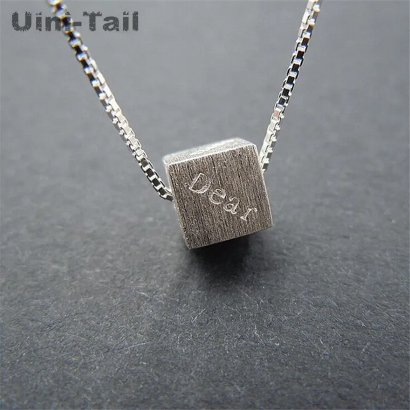 Ювелирные изделия Uini-Tail из стерлингового серебра 925 пробы корейская мода