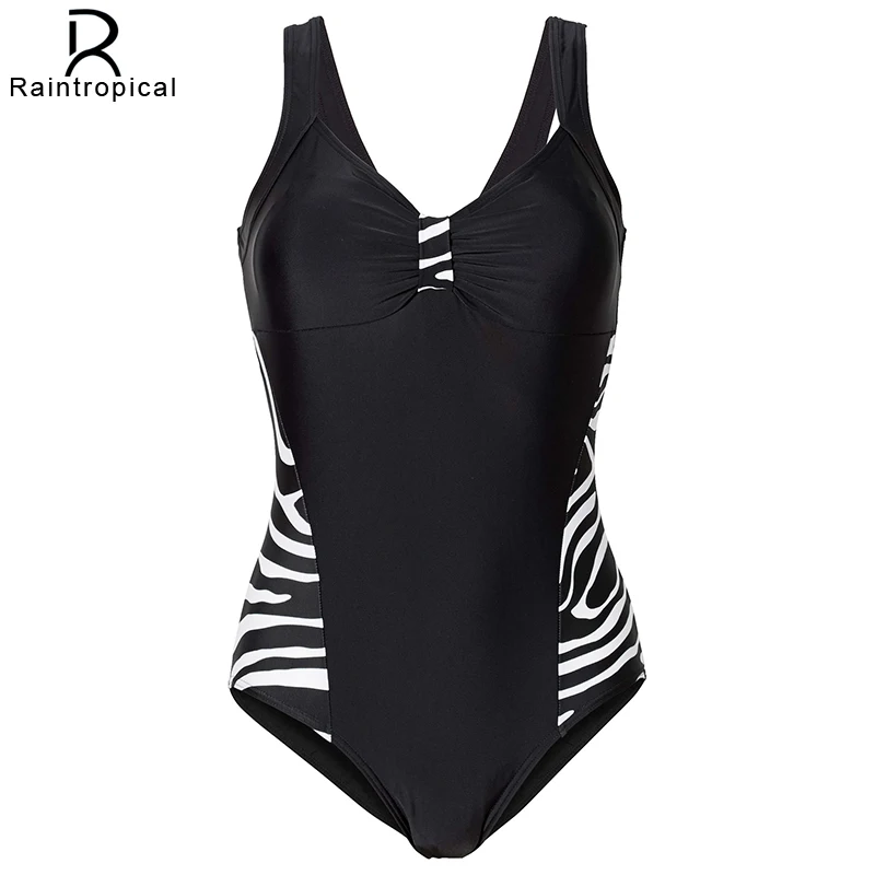 Новинка 2019 черный слитный купальник женский купальный костюм винтажный боди в