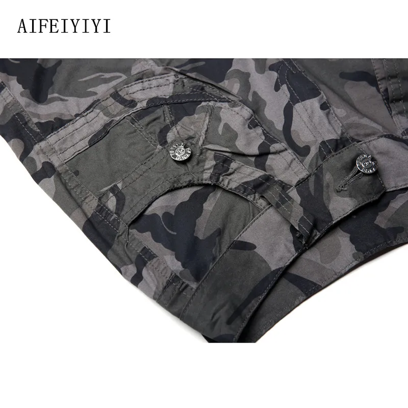 Женские камуфляжные джинсы-карго в стиле милитари комбинезон из денима со
