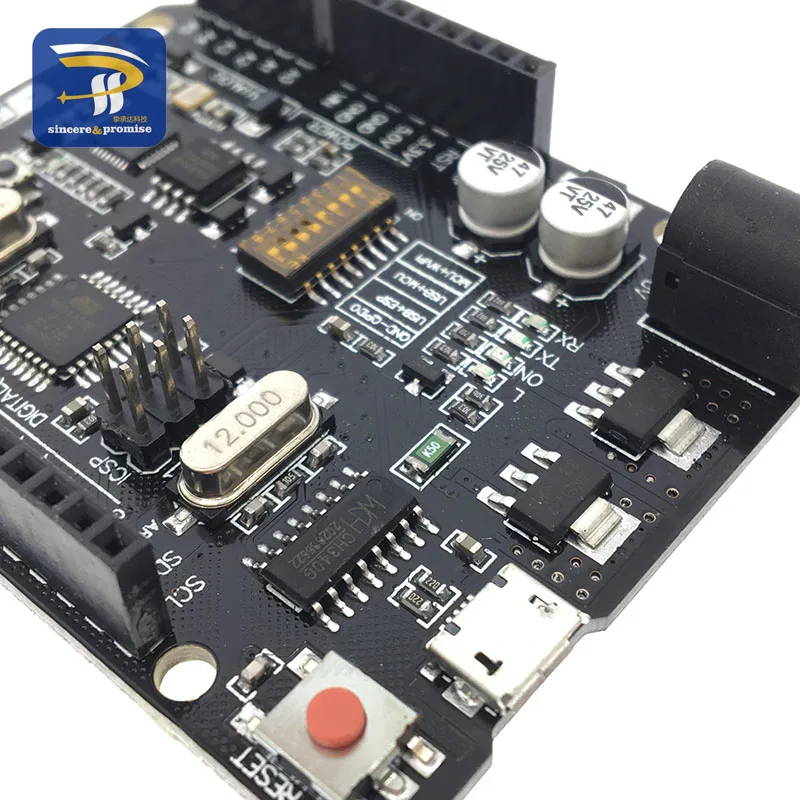 UNO R3 + WiFi ATmega328P ESP8266 (память 32 Мб) Φ CH340G для Arduino Uno NodeMCU WeMos Новое поступление |