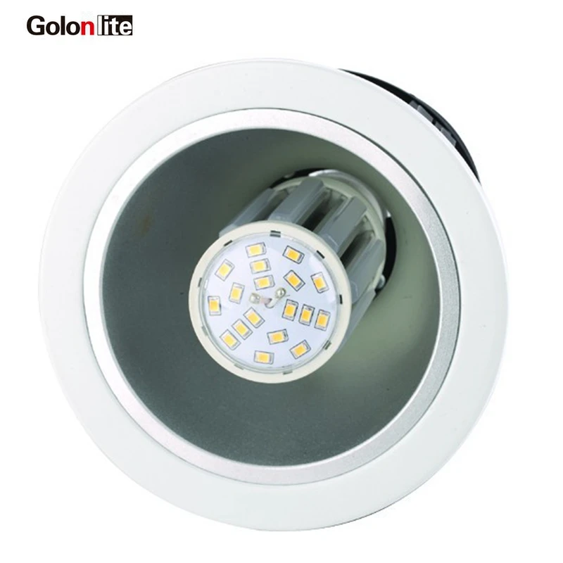 Golonlite светодиодный светильник g24 4 контактный 5 Вт 7 9 11 G24q G24d ПЛК лампа 360 градусов 100