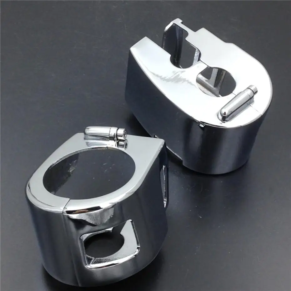 

For Yamaha V-Star 1100 Classic Silverado Switch Housing Covers Motorcycle Parts CHROME All years