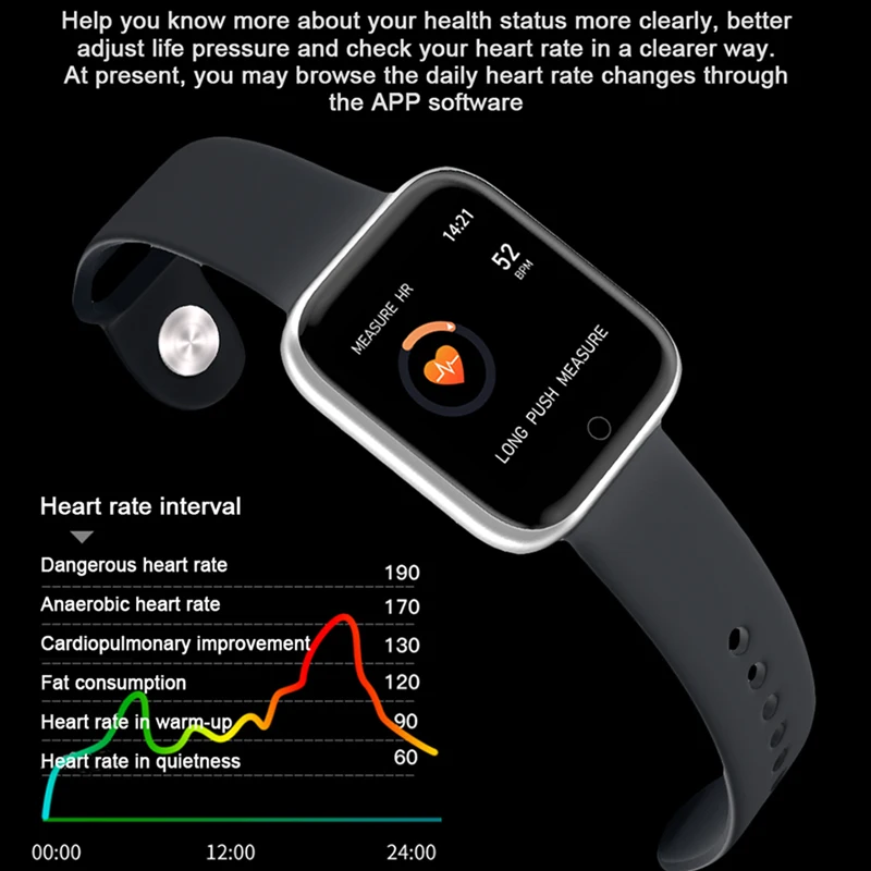 F1 Pro Smart Watch 2018 Водонепроницаемый IP67 Фитнес трекер монитор сердечного ритма крови