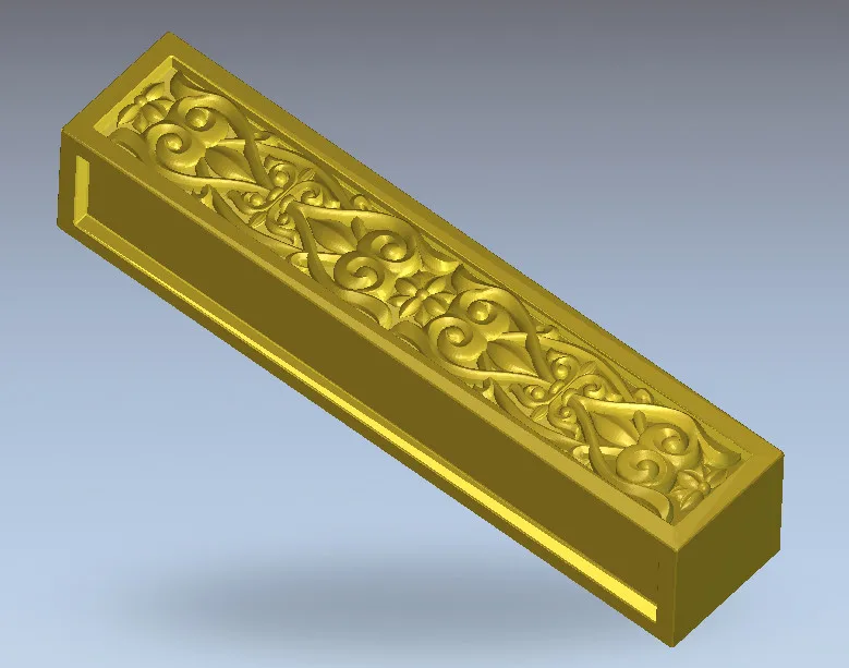 Изысканная 3d коробка рельефная модель STL файлы для ЧПУ маршрутизатора гравировки