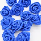 20 шт.лот искусственный настоящий сенсорный PE пенопластовый розовый цветок аксессуары для свадебной вечеринки домашний Декор Ручной Работы Цветочная головка венок принадлежности 75