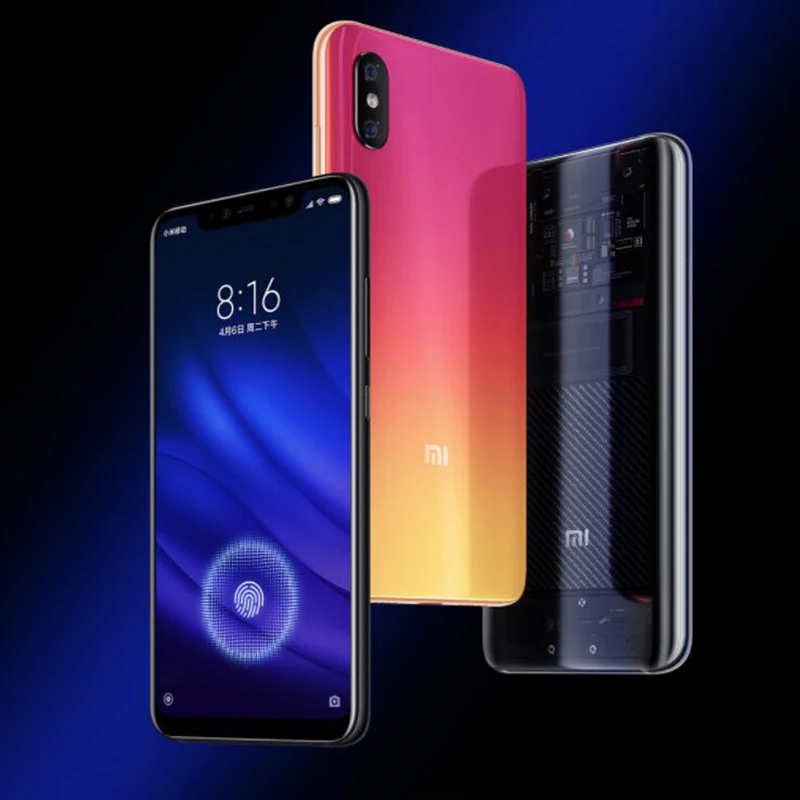 Xiaomi Mi 8, 8 ГБ ОЗУ, 128 Гб ПЗУ, Восьмиядерный процессор Snapdragon 845, сканер отпечатков пальцев, 6,21 дюймов, FHD+ полный экран, двойная камера 12 Мп, AI, смартфон