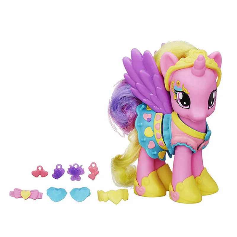 Оригинал My Little Pony принцесса DIY игрушка Дружба Магия Радуга тире пони ПВХ Фигурки