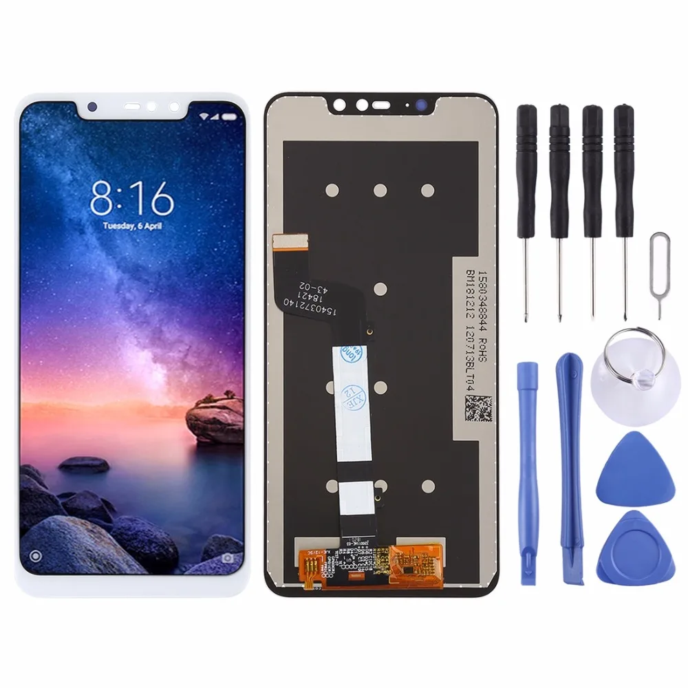ЖК экран и дигитайзер полная сборка для Xiaomi Redmi Note 6 Pro|Экраны мобильных телефонов|