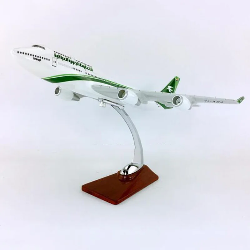 30 см 1:230 весы Boeing B747-400 модель Iraq Airways Airlines W базовый сплав самолет Коллекционная модель дисплея F коллекция