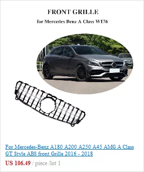 PP задний бампер для губ спойлер, диффузор с глушитель для Mercedes Benz GLA Calss GLA260 спортивный внедорожник- не GLA45 AMG