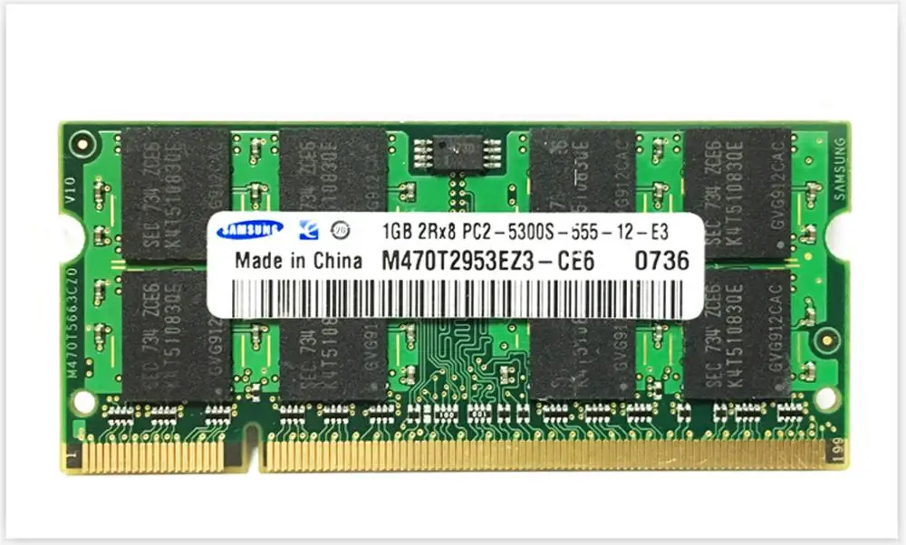 Samsung NB 1 Гб 2 ГБ 4 ГБ PC2 DDR2 667 МГц 800 5300s 6400s лэптоп ноутбук память Оперативная память 1Г 2Г сети 4g SO-DIMM 667 800 МГц