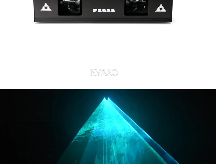 Высокая яркость 2 линзы красный зеленый синий RGB луч лазерный DMX512 Профессиональный проектор DJ диско домашний вечерние шоу сценическое освещение