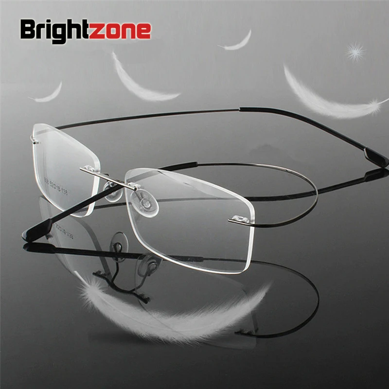Очки для чтения без оправы из титана + 1 5 2 3 4|light up wine glasses|light cocktail glassesglasses fashion |