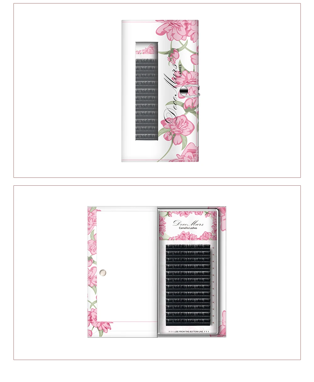 DeceMars 1's Blossom Lashes Camellia Lashes индивидуальные цветущие ресницы для наращивания Объемные Накладные веерные ресницы для ресниц большой цветок