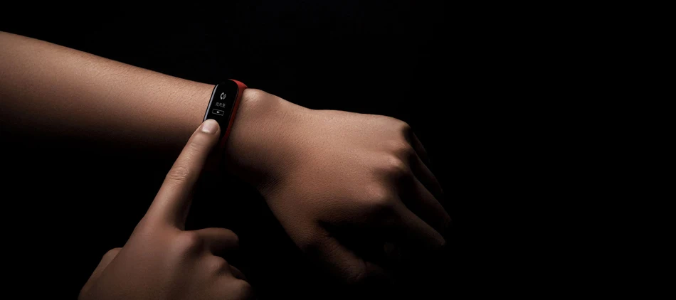 Xiao mi mi Band 3 фитнес-трекер Водонепроницаемый пульсометр OLED дисплей тачпад смарт-браслет для Android IOS