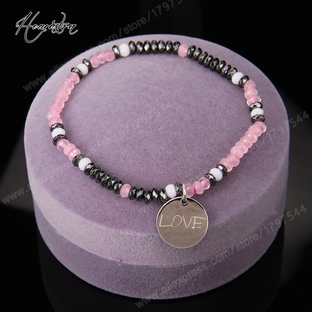 Гравировкой Томас и его красочные небольшой браслет из бусин с дисковым в виде