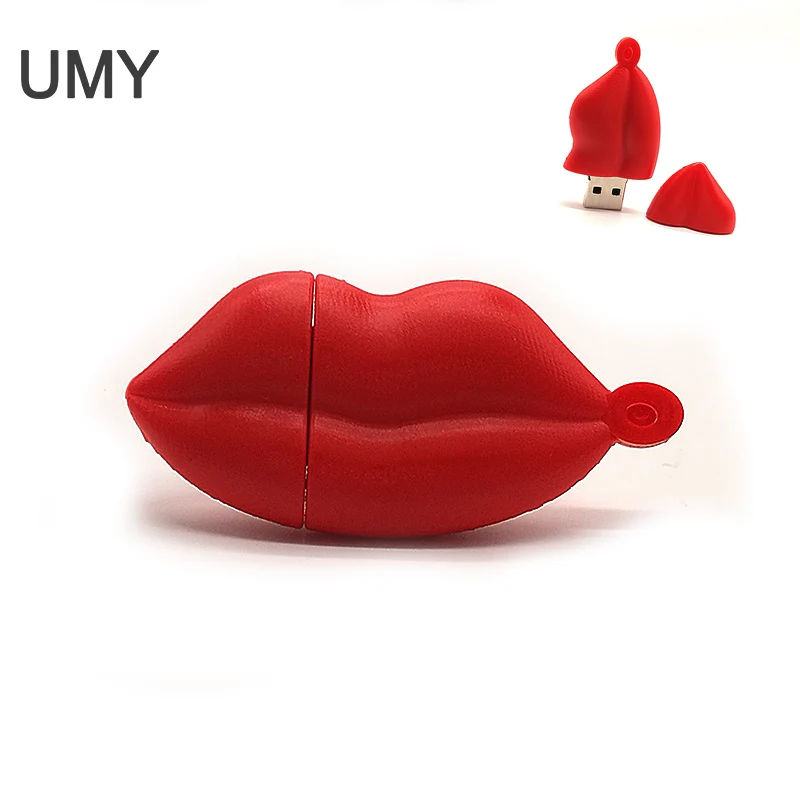 Usb-флеш-накопитель в виде губ 4/8/16/32/64 ГБ | Компьютеры и офис