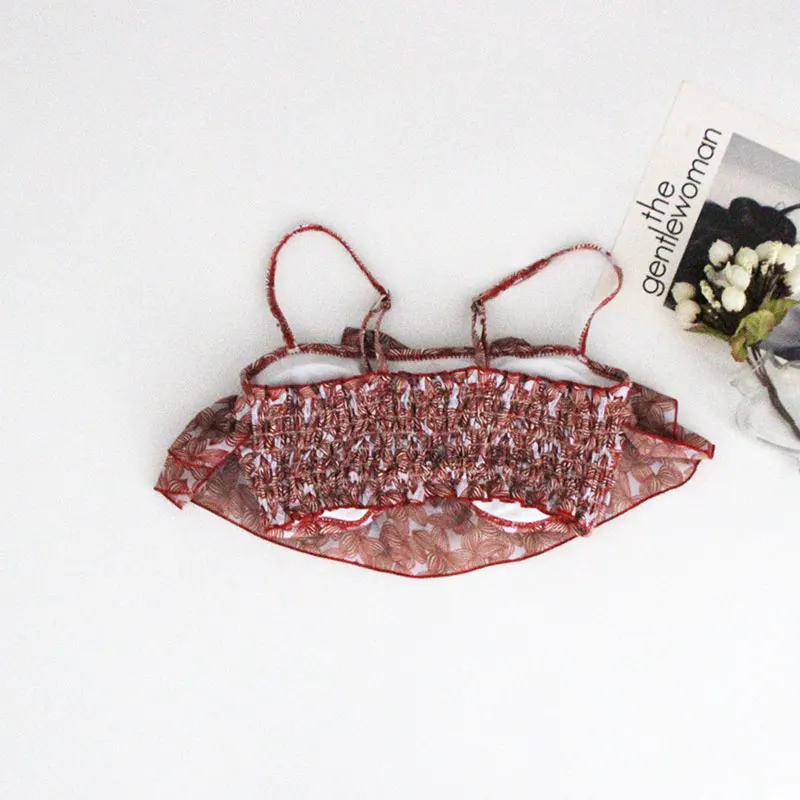 Maillot De Bain танкини для девочек комплект из 3 предметов маленькие свежие Горячая