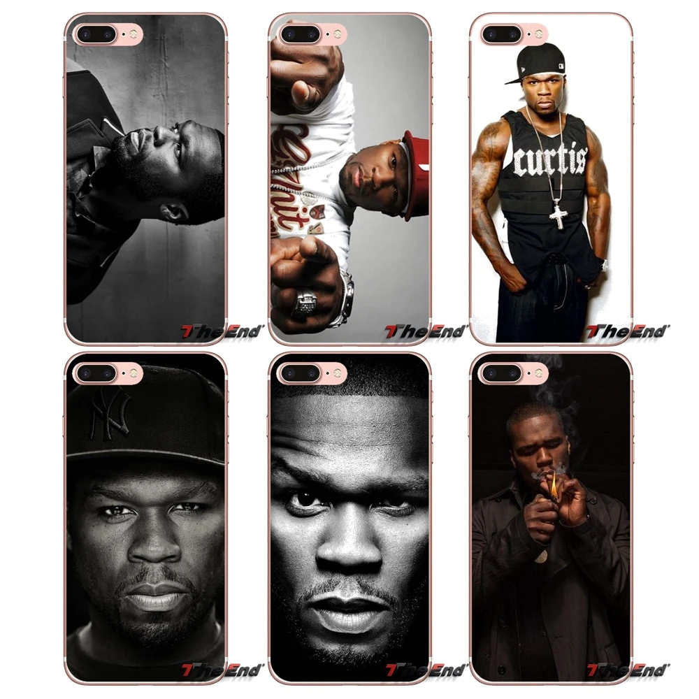 Для Samsung Galaxy S3 S4 S5 MINI S6 S7 edge S8 Plus Note 2 3 4 5 Grand Core Prime 50 cent rap singer American rapper Case|case plus|for samsung