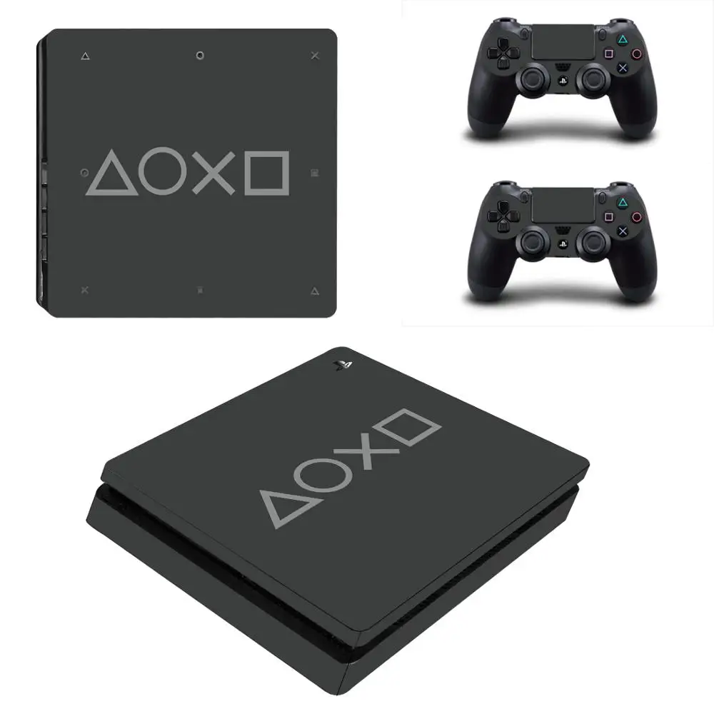 Наклейка Slim Skin для PS4 2019 Виниловая наклейка консоли Sony Playstation 4 и контроллеров