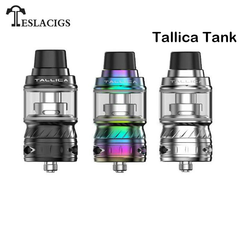 Оригинал Tesla Tallica распылитель 6 мл с TS XX катушки 0.18ohm S катушка 0.2ohm Teslacigs электронный