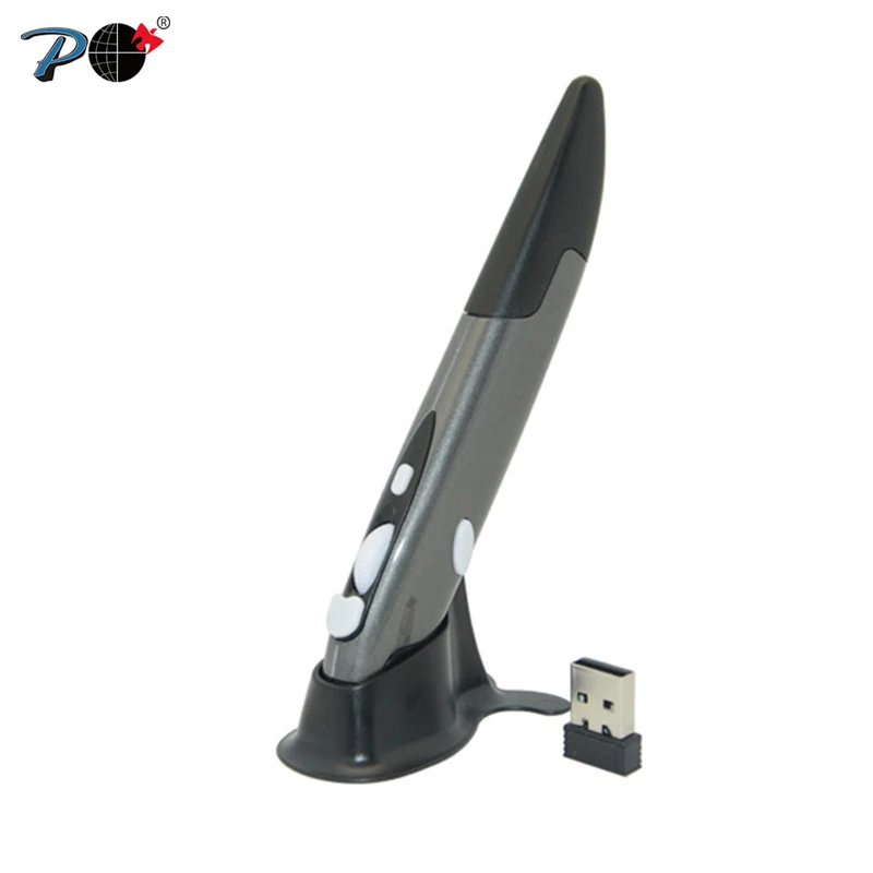 P PR-03 2,4 ГГц USB Беспроводная оптическая мини-Ручка мышь с 4 кнопками 1800 dpi эргономичные PPT Мыши для ПК Android, Apple ноутбук Настольный