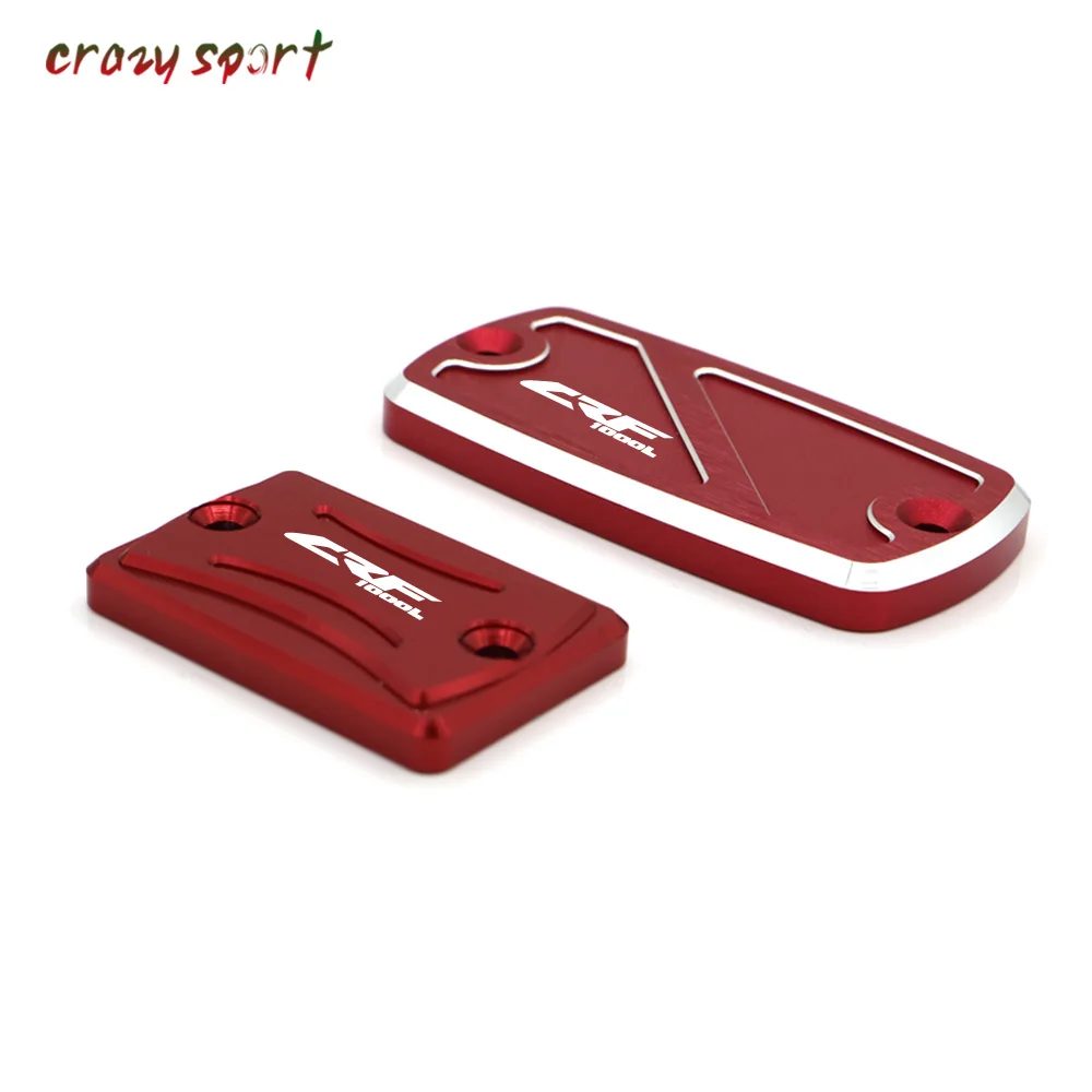 Front Rear Brake Fluid Reservoir Cover Cap For HONDA CRF1000L CRF 1000L 2015 2016 2017 Motorcycle Parts With Logo | Автомобили и