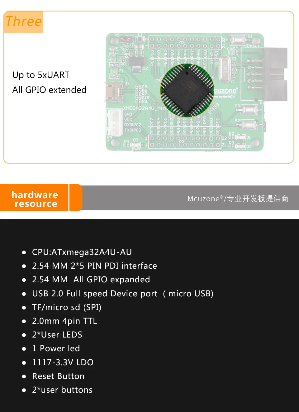 ATxmega32A4U мини-Плата USB программа PDI SD GPIO XMEGA32A4U 32A4U MCIROCHIP AVR 32A4 U