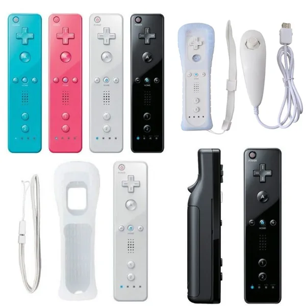 Для Nintend Wii 2 в 1 Набор Беспроводной Bluetooth геймпад пульт дистанционного управления