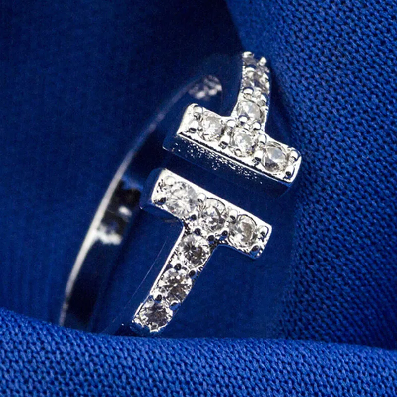 Женское кольцо из серебра 925 пробы с регулируемым размером | Украшения и