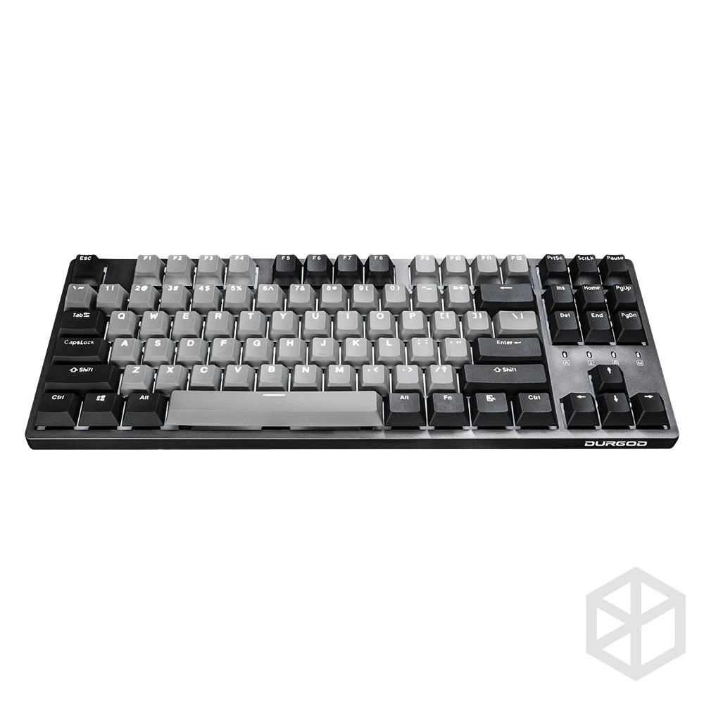 Механическая клавиатура durgod 87 corona k320 с подсветкой cherry mx переключатели pbt doubleshot брелки коричневый синий черный красный серебристый переключатель