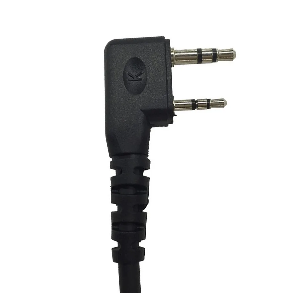 Новое PTT военное полицейское снаряжение горловина Mic Air Tube гарнитура для Kenwood TH-F7