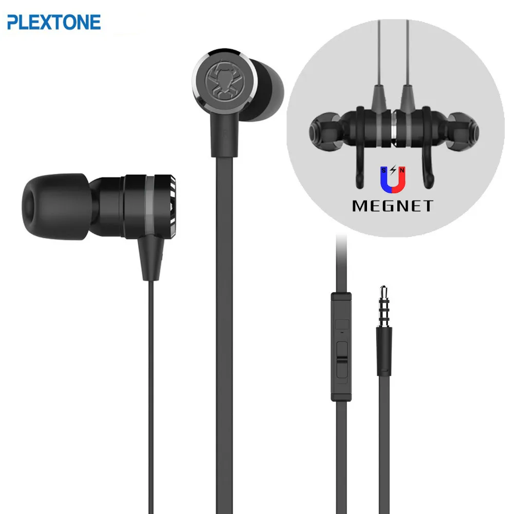 Plextone игровой наушники-вкладыши магнит наушники Шум отмена вкладыши стерео