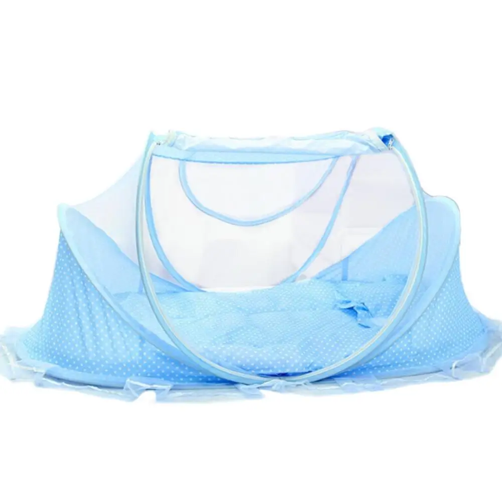 Portable Baby Crib Mosquito Net Tent Multi-Function Infant Foldable Mesh Bed Cushion Mosquito Net For 0-3 Years Old Children