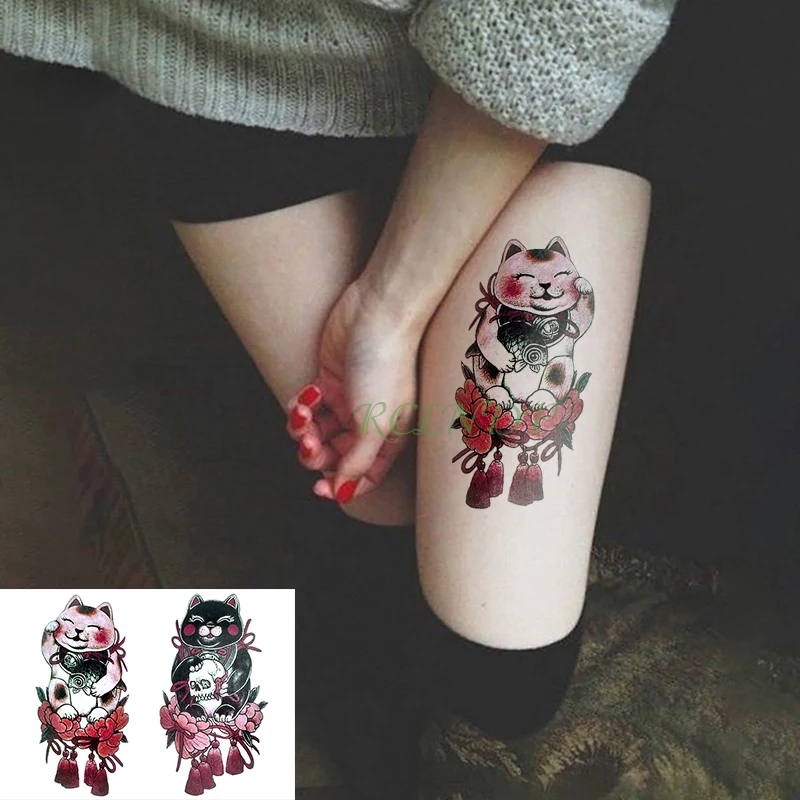 Водостойкая Временная тату наклейка love doll талисман флэш татуаж временные