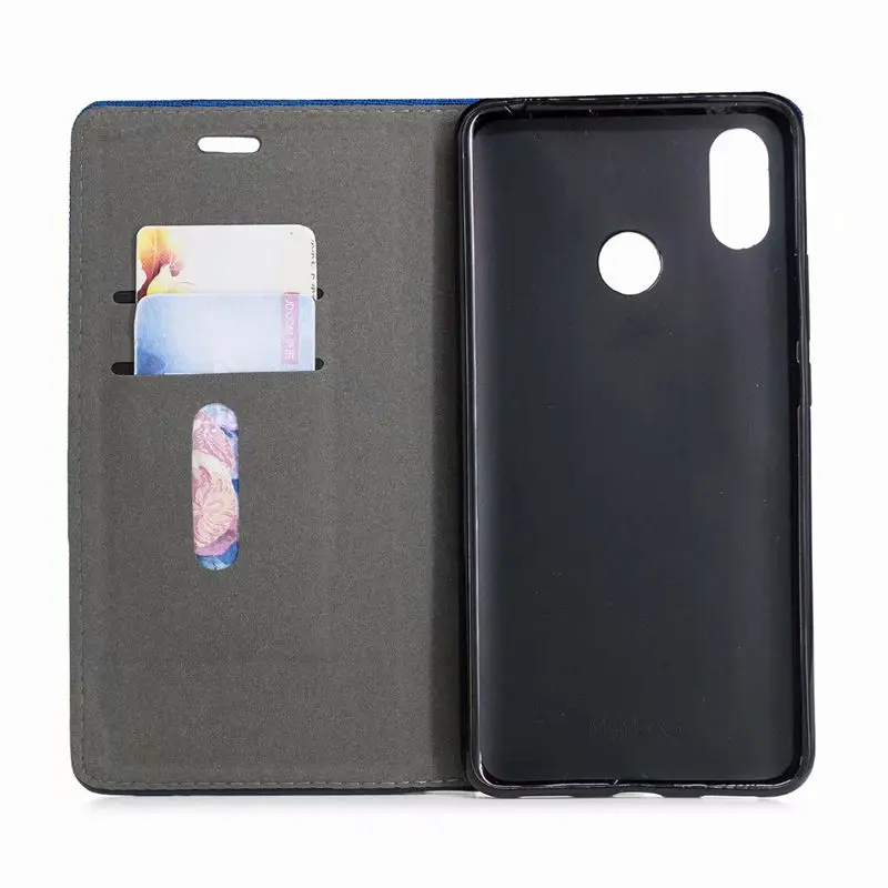 Для Xiaomi mi Max 3 чехол для телефона PU Чехол кошелек холщовый флип слот для карты Стенд кожаный чехол для Xiaomi mi Max 3 mi Max3 задняя крышка