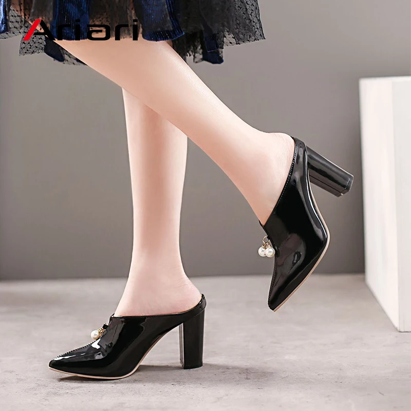 Женские туфли лодочки из ПУ кожи на высоком каблуке размеры 34 45|Женские туфли| |