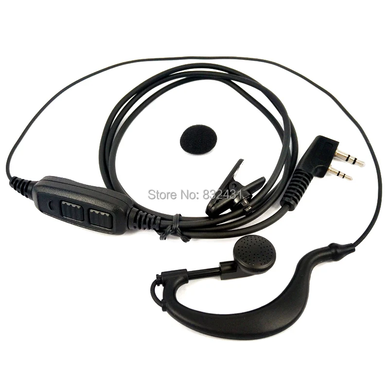 PTT двойная гарнитура наушник микрофон для BAOFENG UV 82 UV82L 89 UV8D рация двухсторонняя