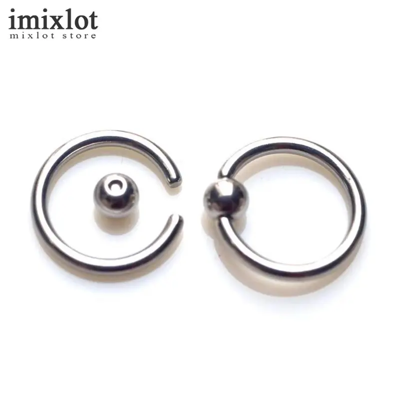 Imixlot 5 шт./лот Нержавеющая сталь бровей живота пупка губ язык нос пирсинг Bar Ring Labret